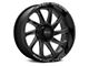 Impact Wheels 825 Gloss Black Milled 6-Lug Wheel; 20x10; -12mm Offset (05-15 Tacoma)
