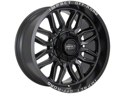 Impact Wheels 827 Matte Black 6-Lug Wheel; 20x10; -12mm Offset (05-15 Tacoma)