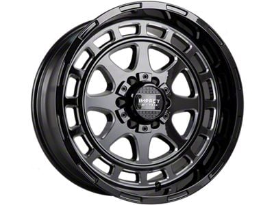 Impact Wheels 905 Gloss Black Milled 6-Lug Wheel; 17x9; -12mm Offset (05-15 Tacoma)