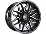 Impact Wheels 819 Gloss Black Milled 6-Lug Wheel; 18x9; 0mm Offset (10-24 4Runner)