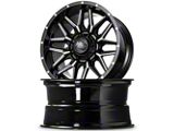 Impact Wheels 819 Gloss Black Milled 6-Lug Wheel; 20x10; -12mm Offset (10-24 4Runner)