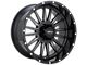 Impact Wheels 833 Gloss Black Milled 6-Lug Wheel; 20x9; 0mm Offset (10-24 4Runner)