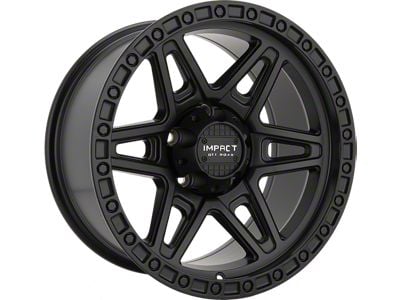 Impact Wheels 881 Satin Black 6-Lug Wheel; 17x9; -12mm Offset (10-24 4Runner)