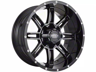 Impact Wheels 805 Gloss Black Milled 6-Lug Wheel; 20x10; -12mm Offset (2024 Tacoma)