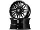 Impact Wheels 819 Gloss Black Milled 6-Lug Wheel; 20x10; -12mm Offset (2024 Tacoma)