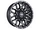 Impact Wheels 819 Matte Black Milled 6-Lug Wheel; 17x9; -12mm Offset (2024 Tacoma)