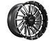 Impact Wheels 903 Gloss Black Milled 6-Lug Wheel; 20x10; -12mm Offset (2024 Tacoma)