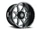 Impact Wheels 804 Gloss Black Milled 6-Lug Wheel; 20x10; -12mm Offset (10-24 4Runner)