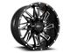 Impact Wheels 814 Gloss Black Milled 6-Lug Wheel; 18x9; 0mm Offset (10-24 4Runner)