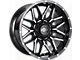 Impact Wheels 819 Gloss Black Milled 6-Lug Wheel; 18x9; -12mm Offset (03-09 4Runner)