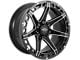 Impact Wheels 904 Gloss Black Milled 6-Lug Wheel; 20x10; -12mm Offset (10-24 4Runner)