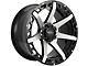 Impact Wheels 904 Gloss Black Machined 6-Lug Wheel; 20x10; -12mm Offset (21-24 Bronco, Excluding Raptor)