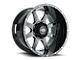 Impact Wheels 804 Gloss Black Milled 6-Lug Wheel; 20x12; -44mm Offset (22-24 Bronco Raptor)