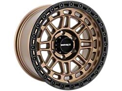 Impact Wheels 8806 Bronze with Black Bead Wheel; 17x9; -12mm Offset (18-25 Jeep Wrangler JL)