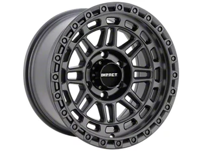 Impact Wheels 8806 Satin Gunmetal Wheel; 17x9; -12mm Offset (18-25 Jeep Wrangler JL)