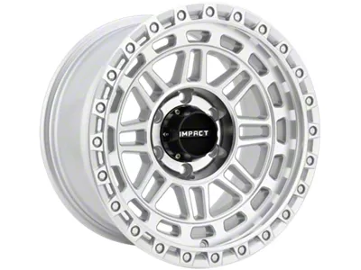 Impact Wheels 8806 Silver Machined Face Wheel; 17x9; -12mm Offset (18-25 Jeep Wrangler JL)