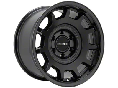 Impact Wheels 8807 Satin Black Wheel; 17x9; -12mm Offset (18-25 Jeep Wrangler JL)