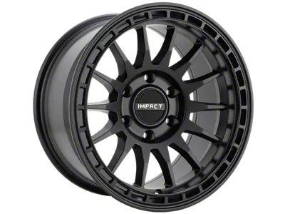 Impact Wheels 8815 Satin Black Wheel; 17x9; -12mm Offset (18-25 Jeep Wrangler JL)