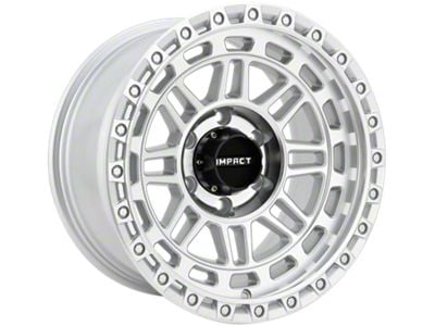 Impact Wheels 8806 Silver Machined Face Wheel; 17x9; -12mm Offset (07-18 Jeep Wrangler JK)