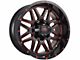 Impact Wheels 806 Gloss Black and Red Milled 6-Lug Wheel; 20x10; -12mm Offset (16-23 Tacoma)