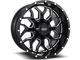 Impact Wheels 813 Gloss Black Milled 6-Lug Wheel; 20x12; -44mm Offset (16-23 Tacoma)