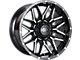 Impact Wheels 819 Gloss Black Milled 6-Lug Wheel; 17x9; -12mm Offset (16-23 Tacoma)
