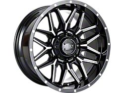 Impact Wheels 819 Gloss Black Milled 6-Lug Wheel; 20x9; 0mm Offset (17-24 Titan)