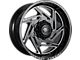 Impact Wheels 830 Gloss Black Milled 6-Lug Wheel; 22x12; -44mm Offset (16-24 Titan XD)