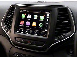 Infotainment GPS Navigation 8.4 4C NAV UAQ Radio with Apple CarPlay, Android Auto and 8.40-Inch Bezel; Black Trim (14-18 Jeep Cherokee KL)