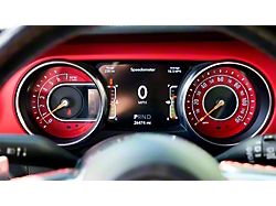 Infotainment Speedometer EVIC Instrument Panel Cluster; Charcoal (18-24 Jeep Wrangler JL Sport)