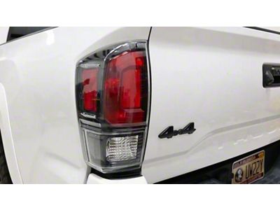 Infotainment Factory OEM LED Tail Lights; Black Housing; Clear Lens (16-23 Tacoma)