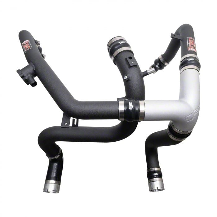 Injen Bronco SES Intercooler Pipe; Cold Side; Wrinkle Black ...