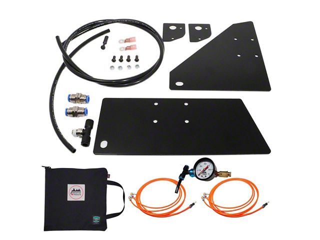 Innovative AT Products 4-Tire Air System for ARB Twin Compressor; Orange Airlines (18-24 Jeep Wrangler JL, Excluding 4xe & Rubicon 392)