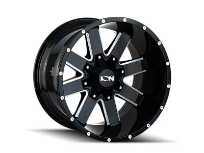 ION Wheels 141 Gloss Black Milled 6-Lug Wheel; 18x9; 0mm Offset (04-15 Titan)