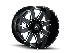 ION Wheels 141 Gloss Black Milled 6-Lug Wheel; 18x9; 18mm Offset (04-15 Titan)