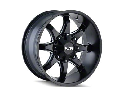 ION Wheels 181 Satin Black Milled 6-Lug Wheel; 20x9; 0mm Offset (04-15 Titan)