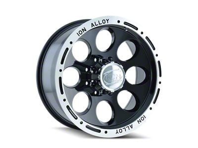 ION Wheels 174 Gloss Black Machined 5-Lug Wheel; 15x10; -38mm Offset (05-15 Tacoma)