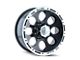 ION Wheels 174 Gloss Black Machined 5-Lug Wheel; 15x8; -27mm Offset (05-15 Tacoma)