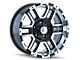 ION Wheels 179 Satin Black Machined 5-Lug Wheel; 16x8; 10mm Offset (05-15 Tacoma)