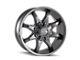 ION Wheels 181 Gloss Graphite 6-Lug Wheel; 20x9; 18mm Offset (21-24 Bronco, Excluding Raptor)