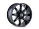 ION Wheels 181 Satin Black Milled 6-Lug Wheel; 20x9; 18mm Offset (21-24 Bronco, Excluding Raptor)