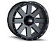 ION Wheels TYPE 134 Matte Gunmetal Beadlock 6-Lug Wheel; 17x8.5; 6mm Offset (03-09 4Runner)