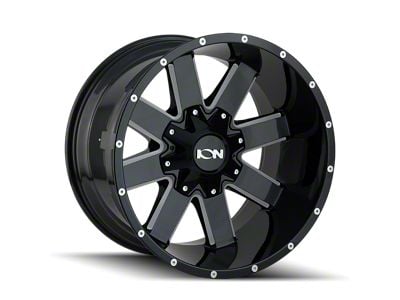 ION Wheels TYPE 141 Gloss Black Milled 6-Lug Wheel; 20x9; 0mm Offset (03-09 4Runner)