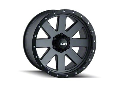 ION Wheels 134 Matte Gunmetal 6-Lug Wheel; 20x10; -19mm Offset (04-15 Titan)