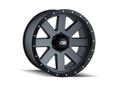 ION Wheels 134 Matte Gunmetal 6-Lug Wheel; 20x9; 18mm Offset (04-15 Titan)