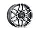 ION Wheels 146 Matte Black Machined with Dark 6-Lug Wheel; 20x9; 0mm Offset (04-15 Titan)