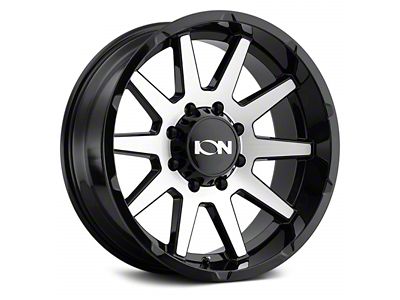 ION Wheels TYPE 143 Gloss Black Machine 6-Lug Wheel; 20x10; -19mm Offset (04-15 Titan)