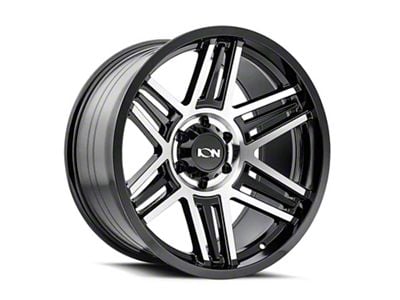 ION Wheels TYPE 147 Black Machined 6-Lug Wheel; 20x9; 18mm Offset (04-15 Titan)