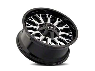 ION Wheels TYPE 152 Gloss Black Machined 6-Lug Wheel; 20x9; 0mm Offset (04-15 Titan)