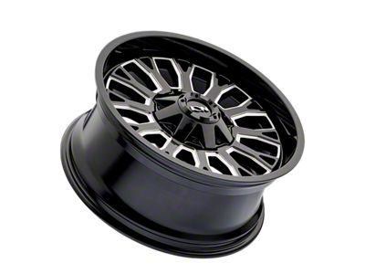 ION Wheels TYPE 152 Gloss Black Milled 6-Lug Wheel; 20x9; 0mm Offset (04-15 Titan)